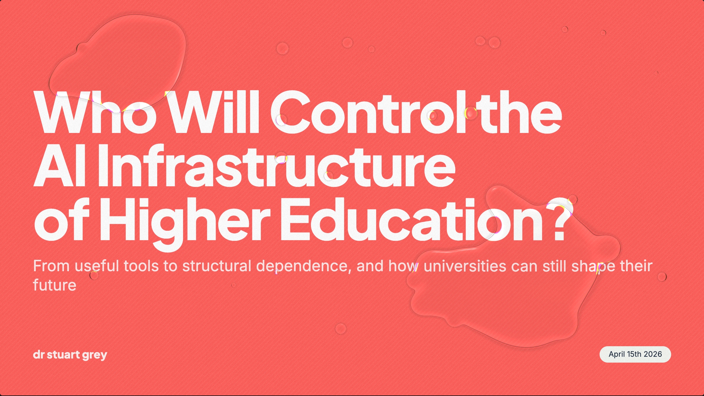 Slide from keynote at Teesside University